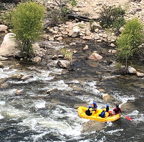 World class whitewater rafting on the Kern River near the Kern River House